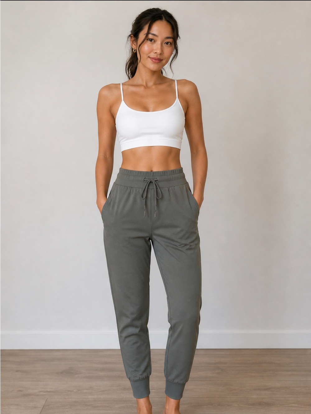 CRZ YOGA Athletic Joggers – Grey US 8/10
